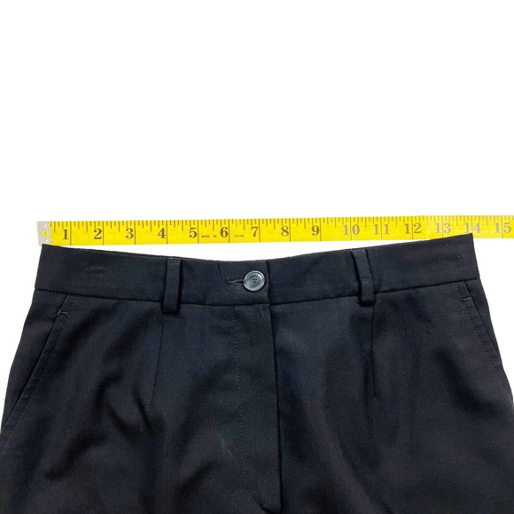 ZANELLA Jenna Sz 4 Wool Lycra Stretch Dress Pants Black MADE IN ITALY - Picture 10 of 13